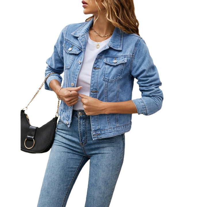 Damen Jeansjacke | Mit Knöpfen