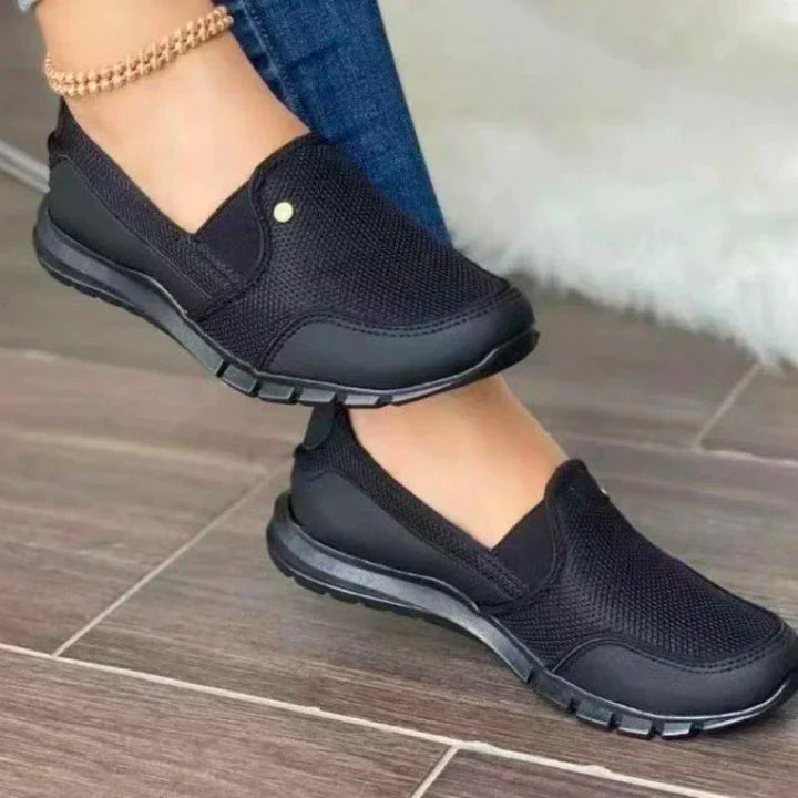 Damen Slip-On Sneaker mit Mesh-Obermaterial