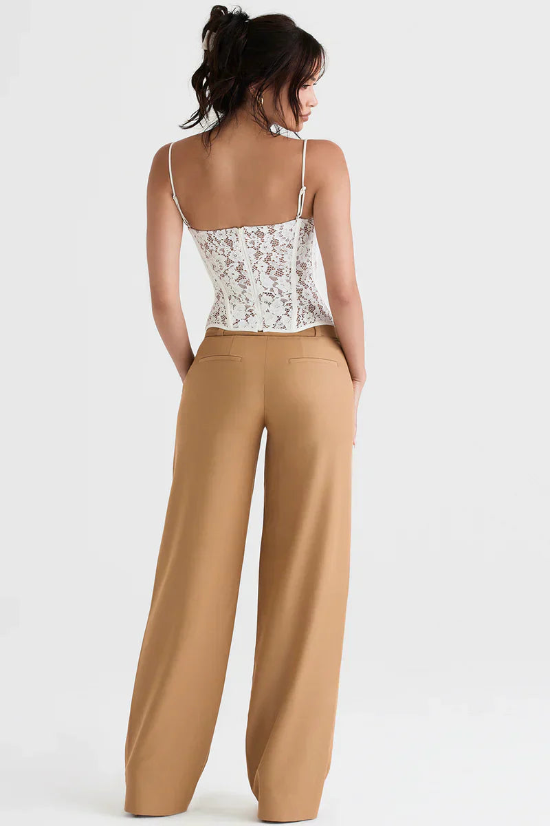 Damen Hose Mit Weitem Bein | Stilvoll