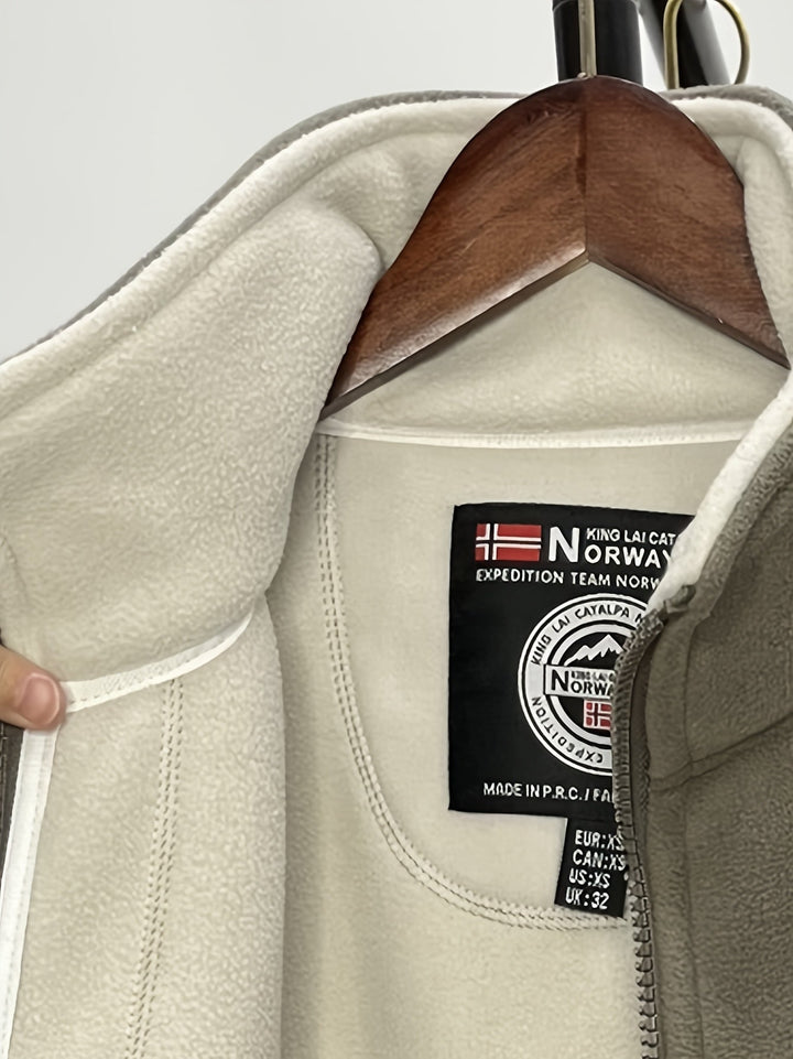 Herren Fleecejacke Für Draußen | Mit Kragen