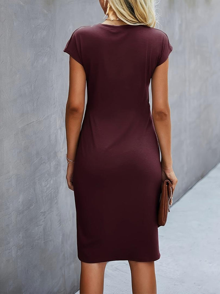 Lässiges Bodycon-Kleid Für Damen | Midi