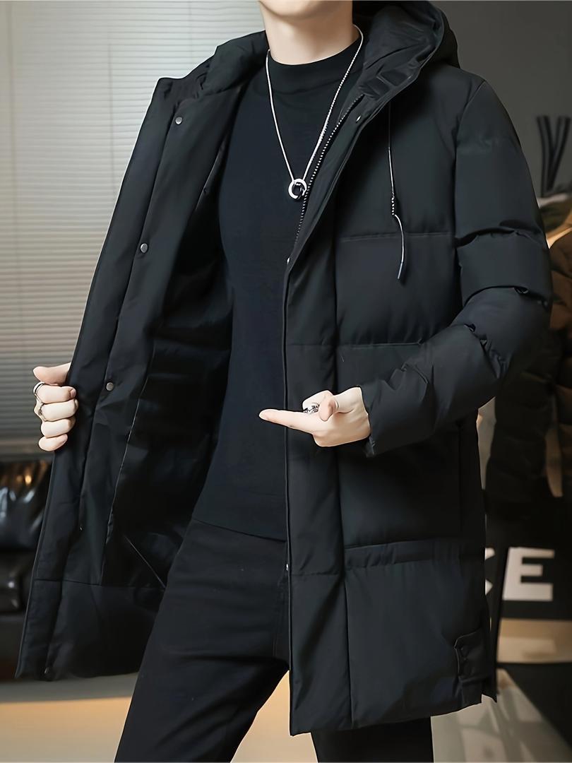 Langer Wintermantel Für Herren | Stylisch