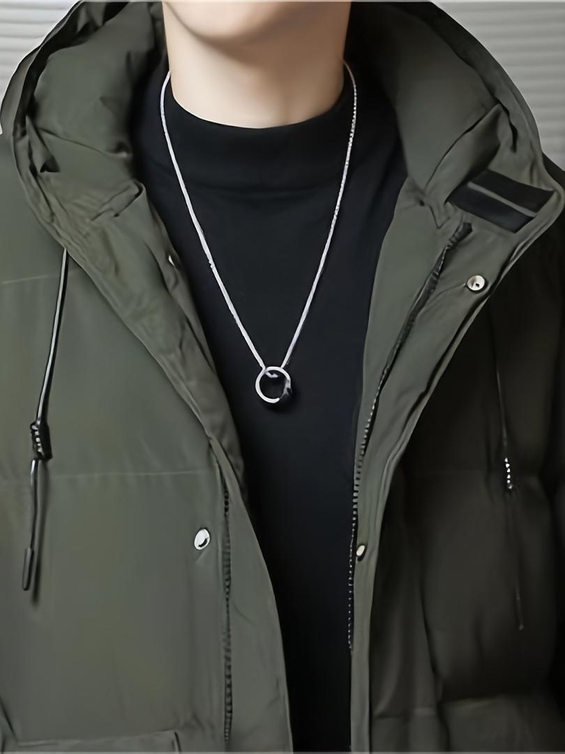 Langer Wintermantel Für Herren | Stylisch