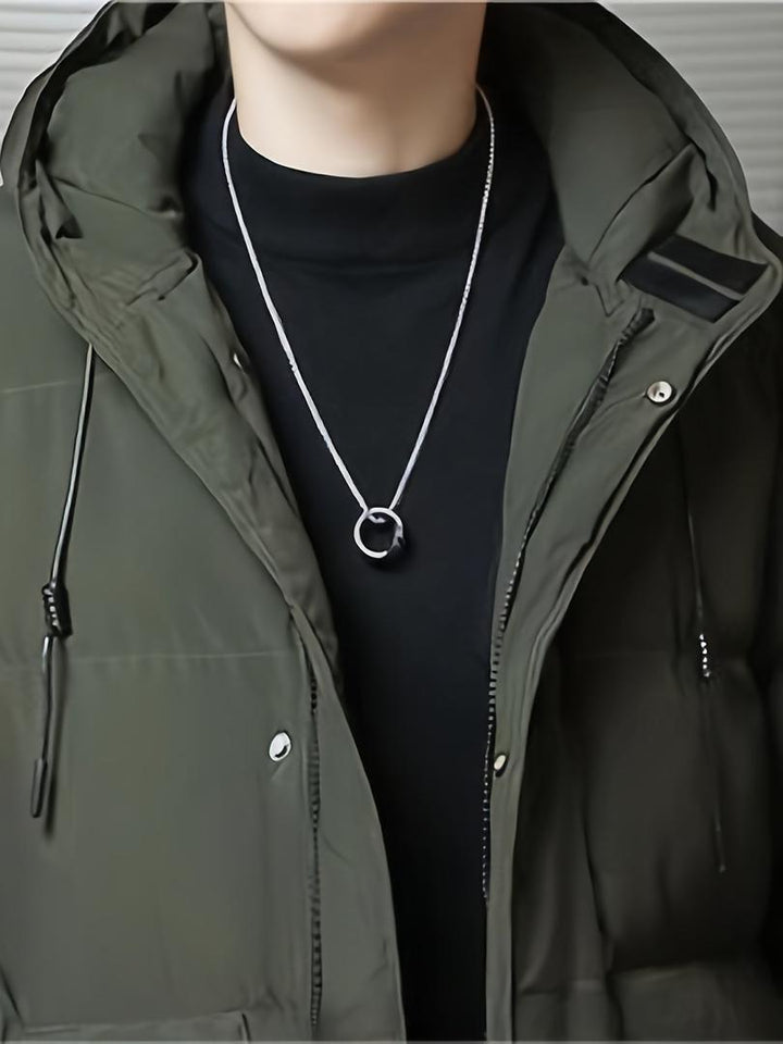 Langer Wintermantel Für Herren | Stylisch