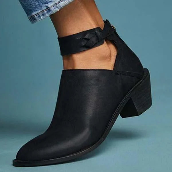 Stiefeletten Mit Absätzen Für Damen | Reißverschluss