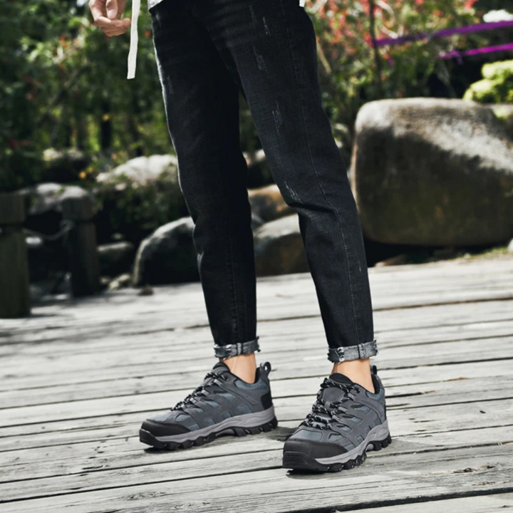 Walking Schuhe Mit Griffiger Sohle Für Herren | Schnürung