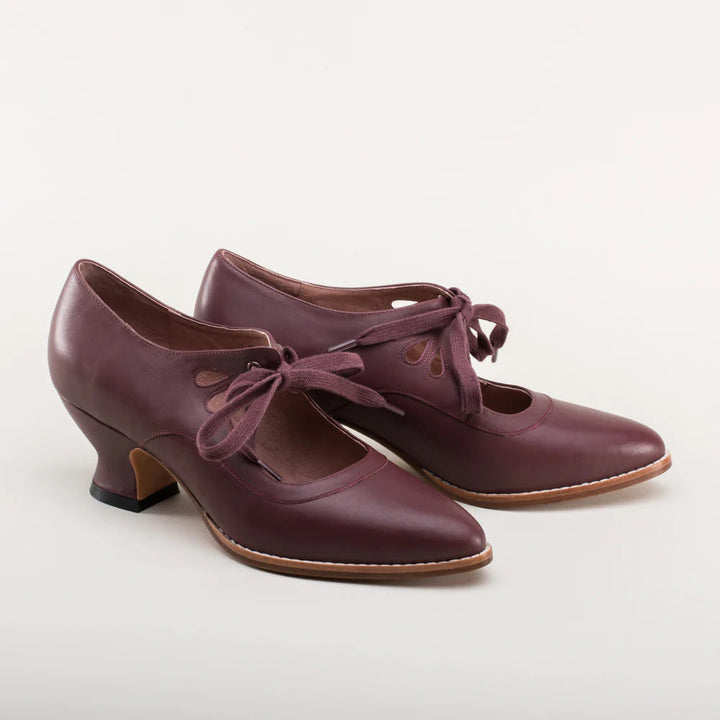 Damen Schuhe mit Cutouts und niedrigem Absatz