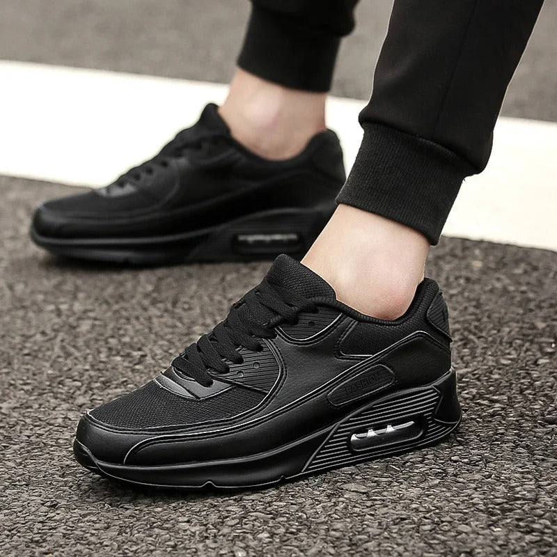 Vegane Leder-Sneaker mit hoher Sohle für Herren