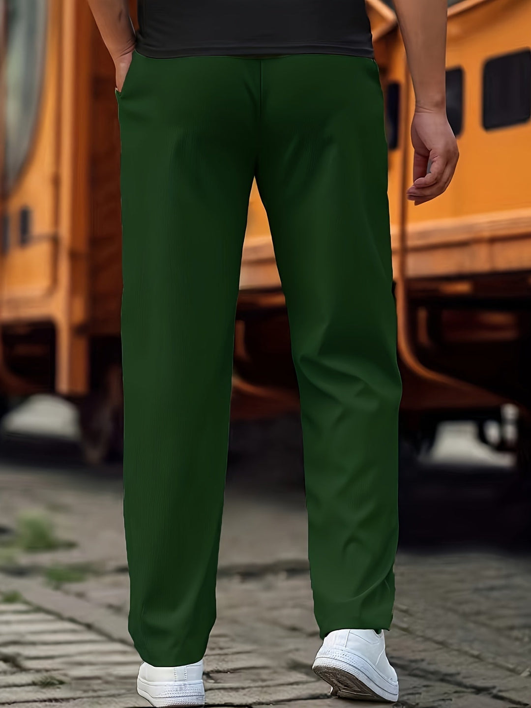 Herren Sporthose mit Kordelzug and Taschen