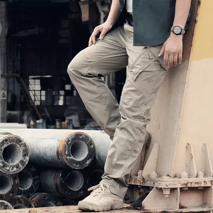 Herren Taktische Cargohose mit Reißverschlüssen and Taschen