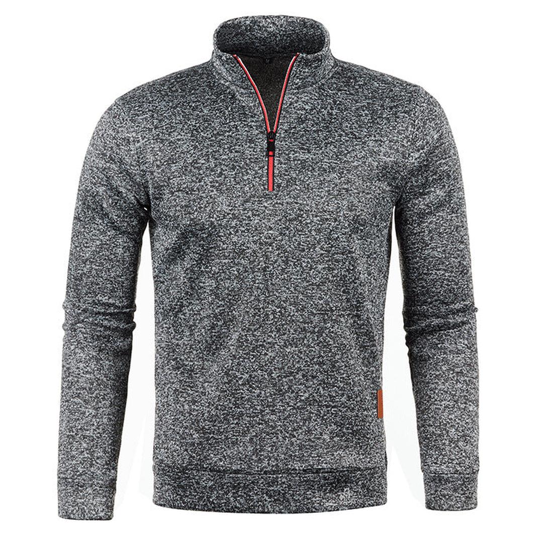 Herren Pullover Mit Halbzip | Lange Ärmel