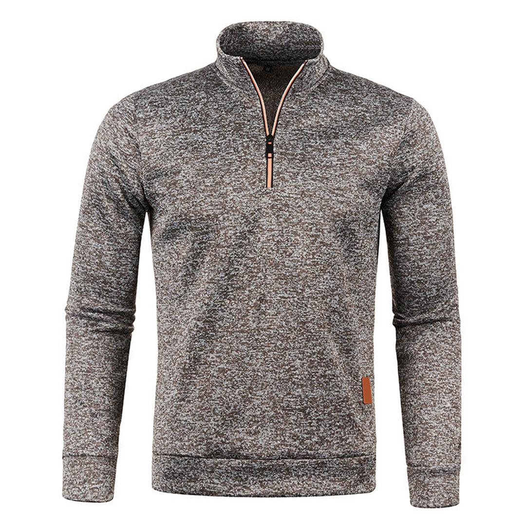 Herren Pullover Mit Halbzip | Lange Ärmel