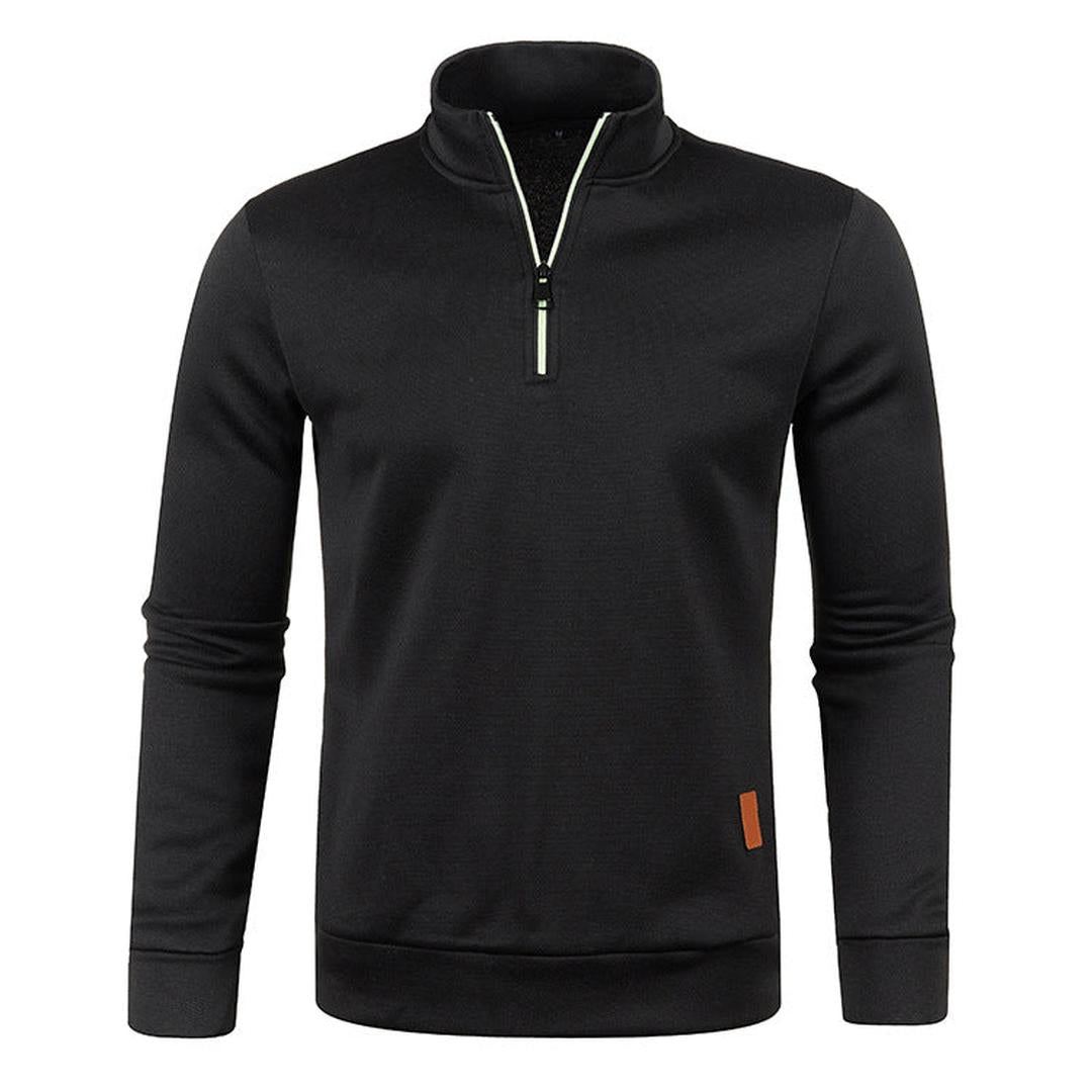Herren Pullover Mit Halbzip | Lange Ärmel