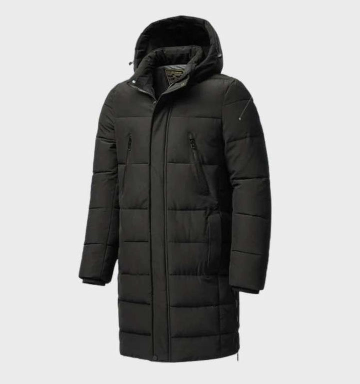 Herren Parka Winterjacke Mit Kapuze | Langarm