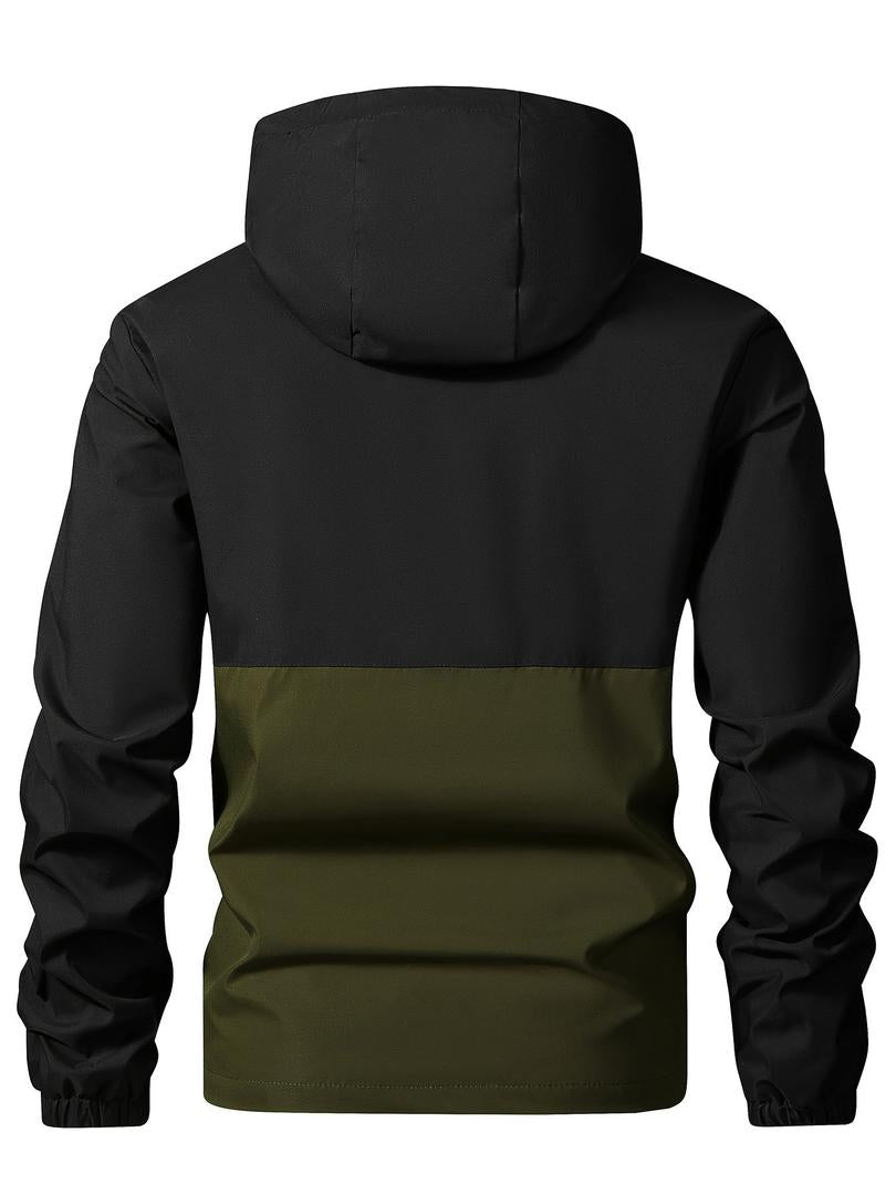 Stilvolle Herren-Windjacke Mit Reißverschluss | Winter