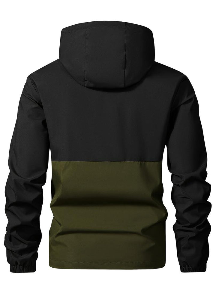 Stilvolle Herren-Windjacke Mit Reißverschluss | Winter