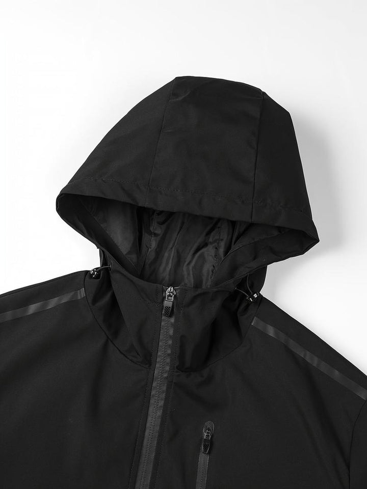 Stilvolle Herren-Windjacke Mit Reißverschluss | Winter