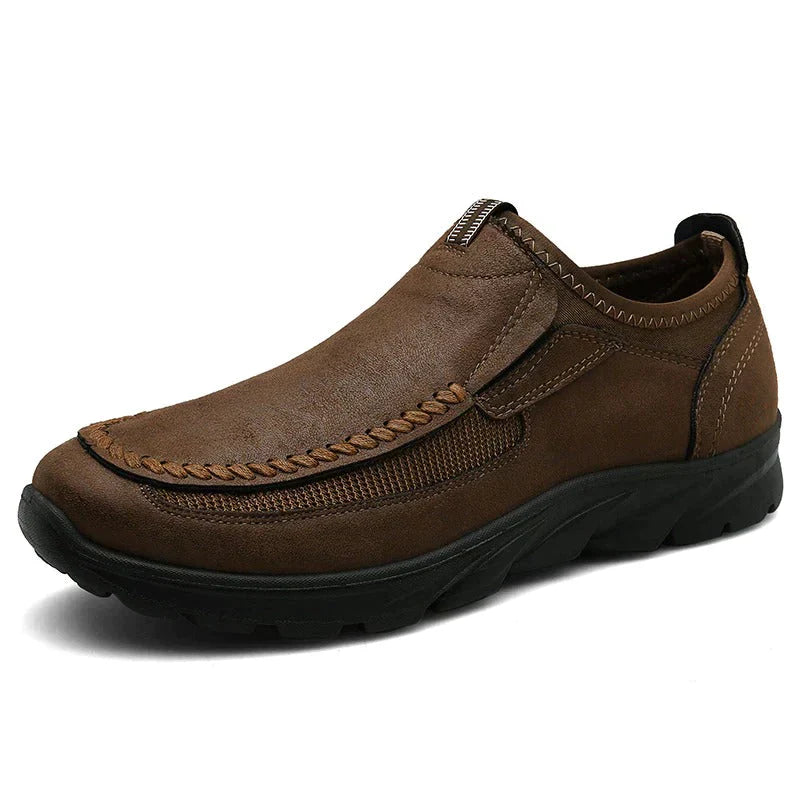 Herren Vegan-Leder Slip-On Schuhe