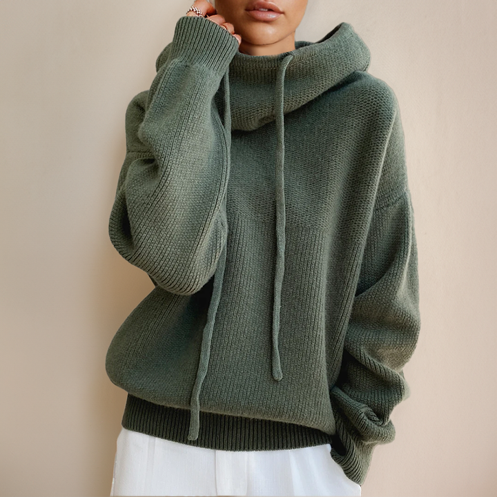 Damen Langärmliges Kapuzenpullover | Winter