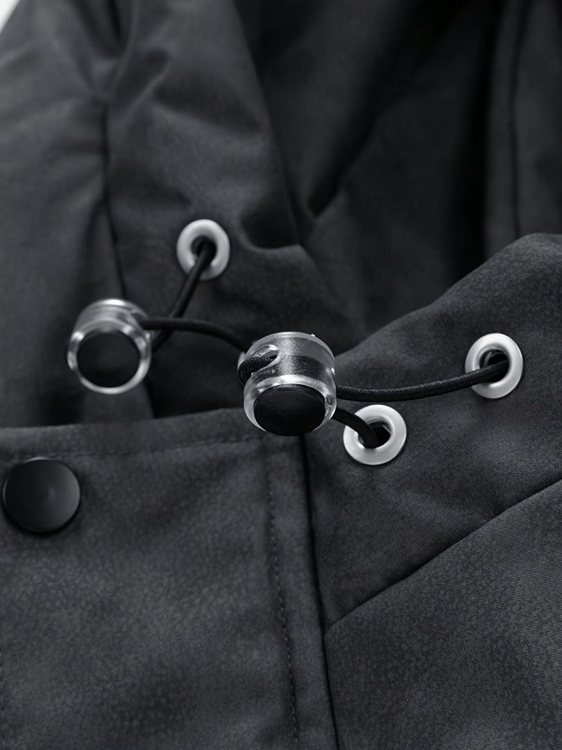 Lässige Daunenjacke Mit Kapuze Für Herren | Winter