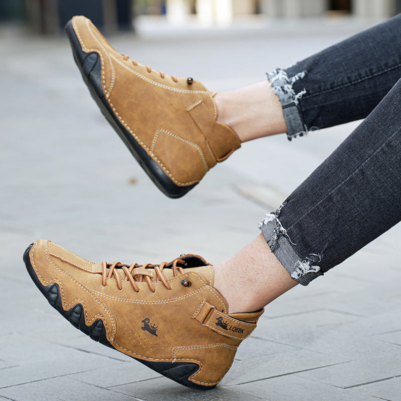 Barfuß Lederschuh Für Unisex | Schnürung