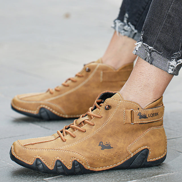 Barfuß Lederschuh Für Unisex | Schnürung