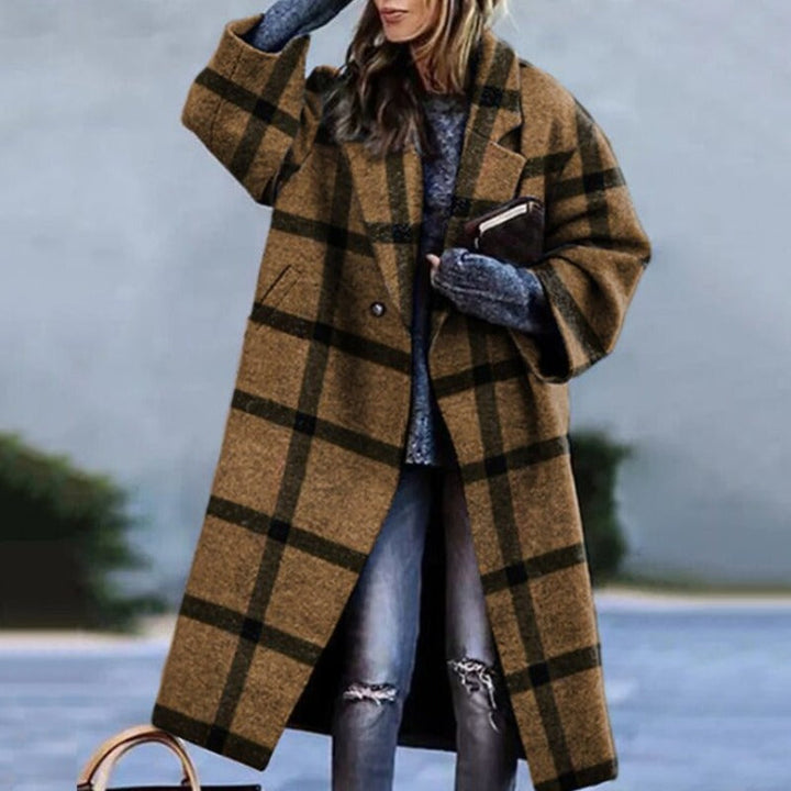 Damen Langer Casual Trenchcoat | Herbst