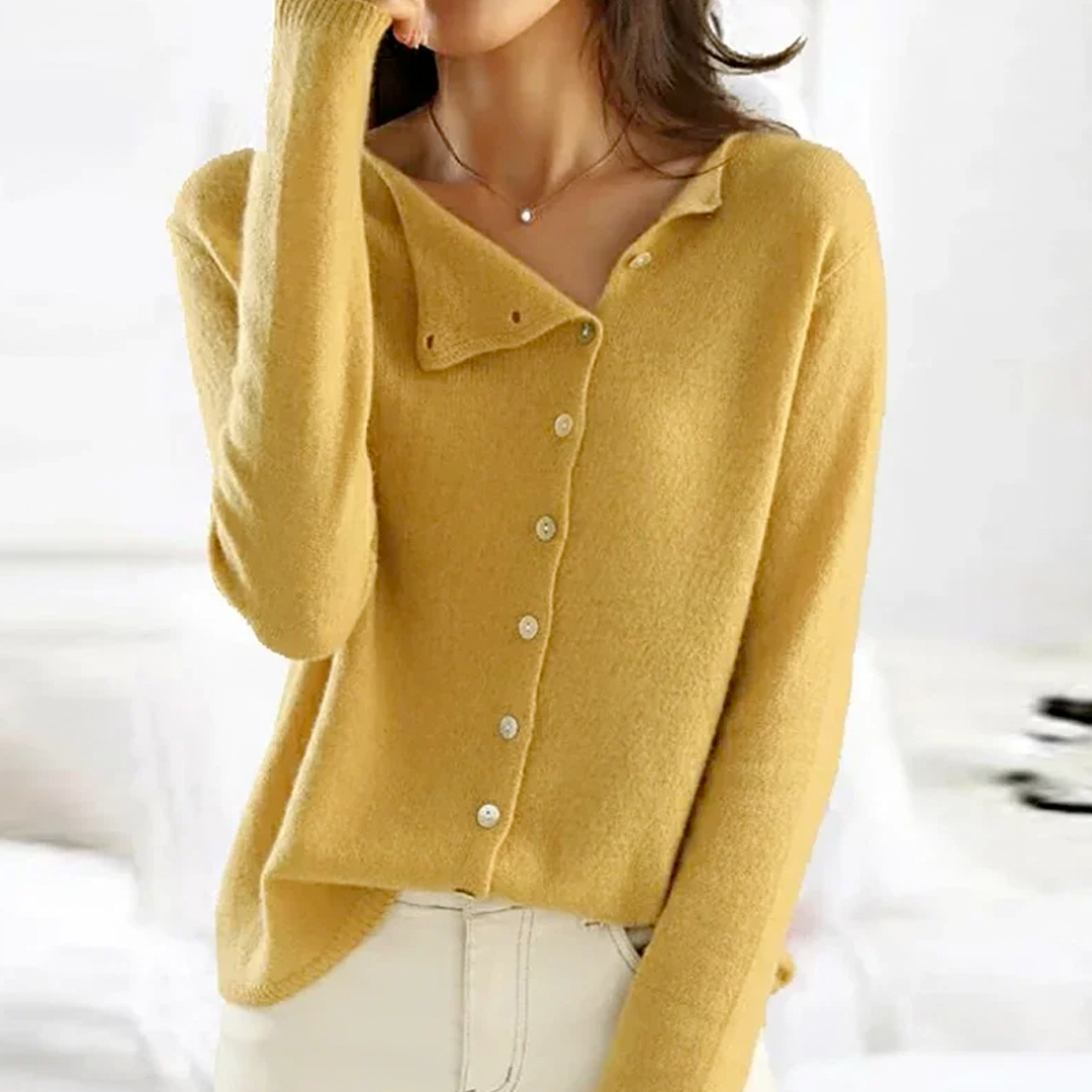 Damen Strickjacke Mit Knopf | Winter