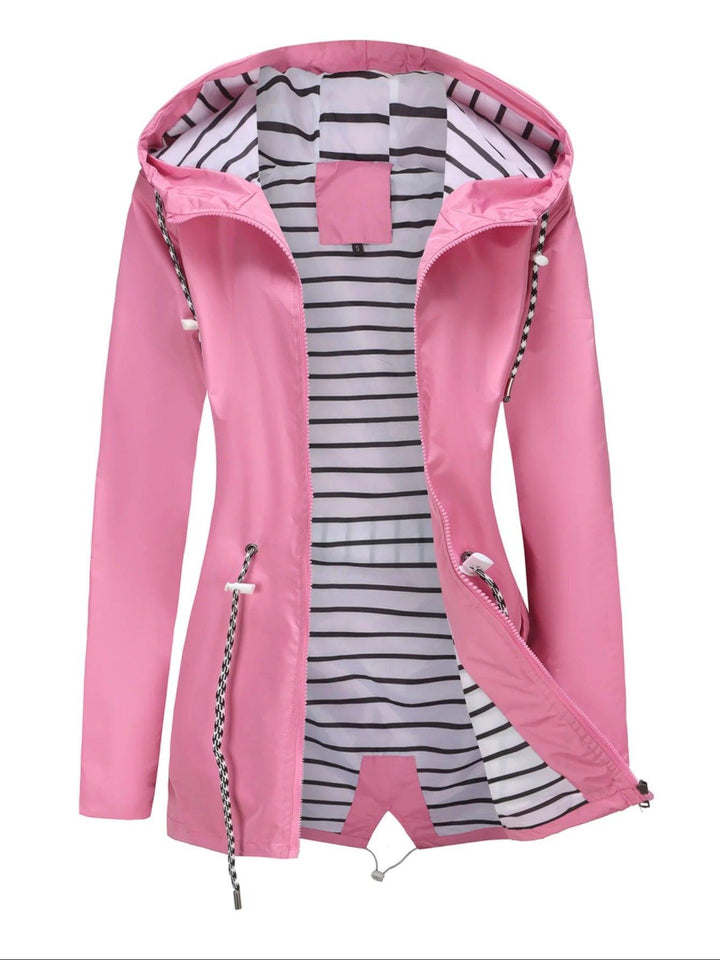 Damen Regenjacke Mit Reißverschluss | Langarm