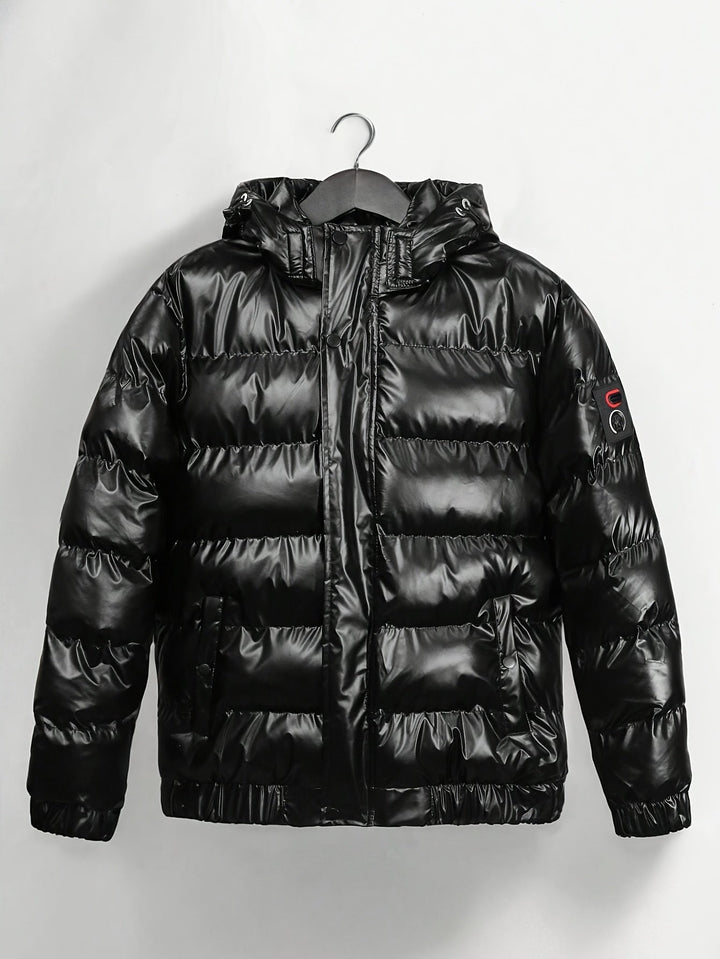 Lässige Winter-Daunenjacke Für Herren | Langarm