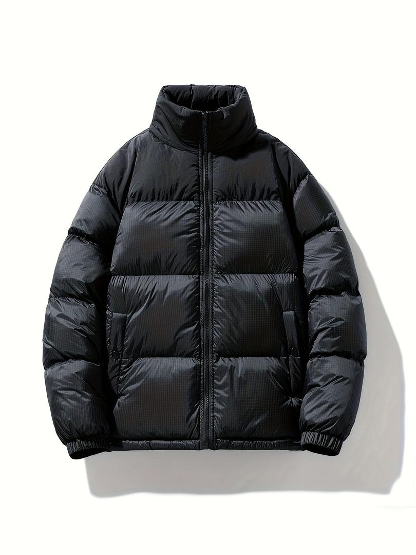 Unisex-Daunenjacke Mit Kapuze | Lange Ärmel