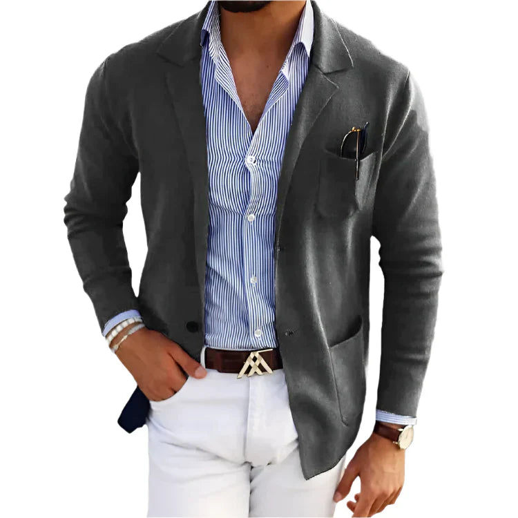 Stilvoller Herrenblazer | Vordertasche
