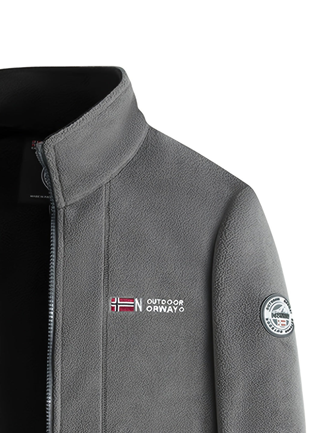 Herren Fleecejacke Für Draußen | Mit Kragen