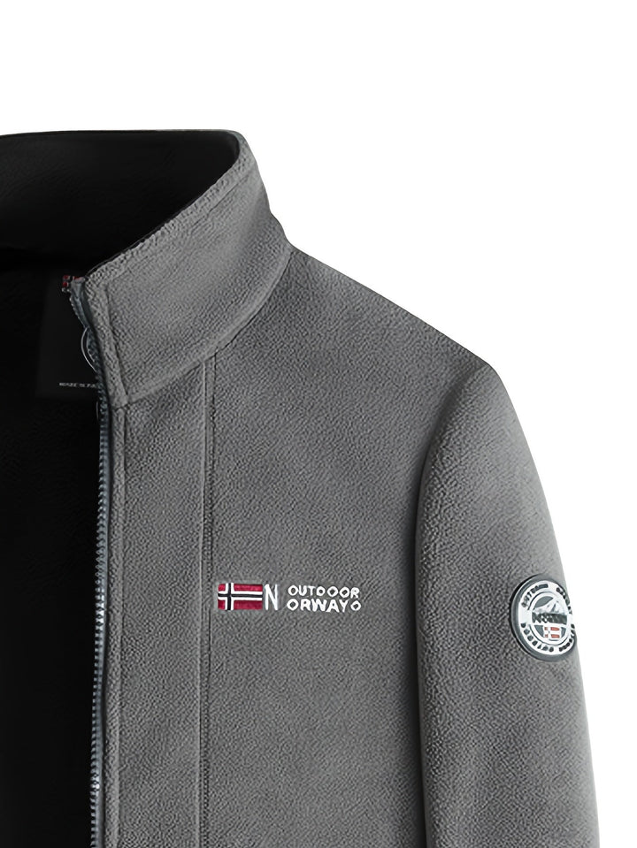 Herren Fleecejacke Für Draußen | Mit Kragen