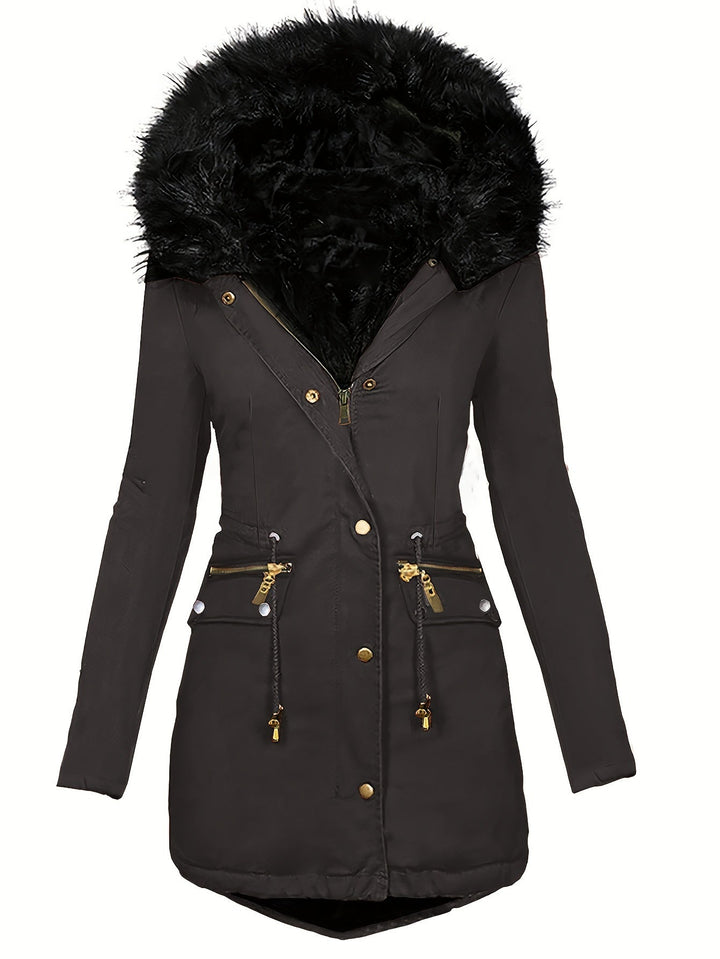Damen Freizeit Winter Parka | Mit Kapuze