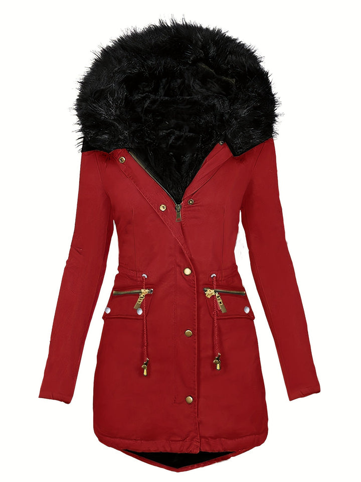 Damen Freizeit Winter Parka | Mit Kapuze