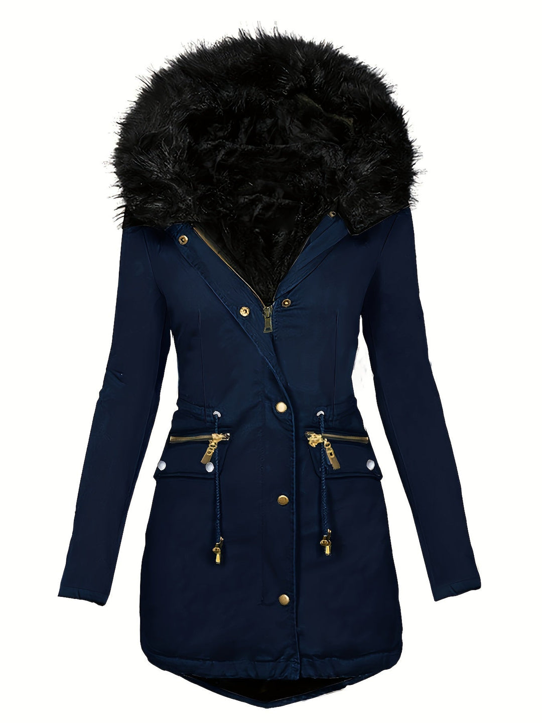 Damen Freizeit Winter Parka | Mit Kapuze