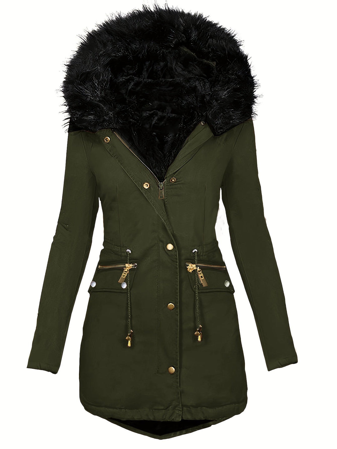 Damen Freizeit Winter Parka | Mit Kapuze