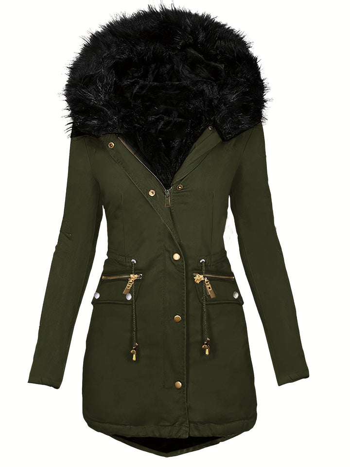 Damen Freizeit Winter Parka | Mit Kapuze