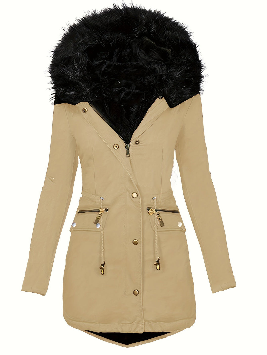Damen Freizeit Winter Parka | Mit Kapuze