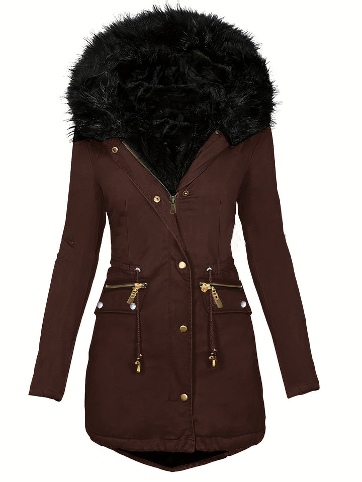 Damen Freizeit Winter Parka | Mit Kapuze