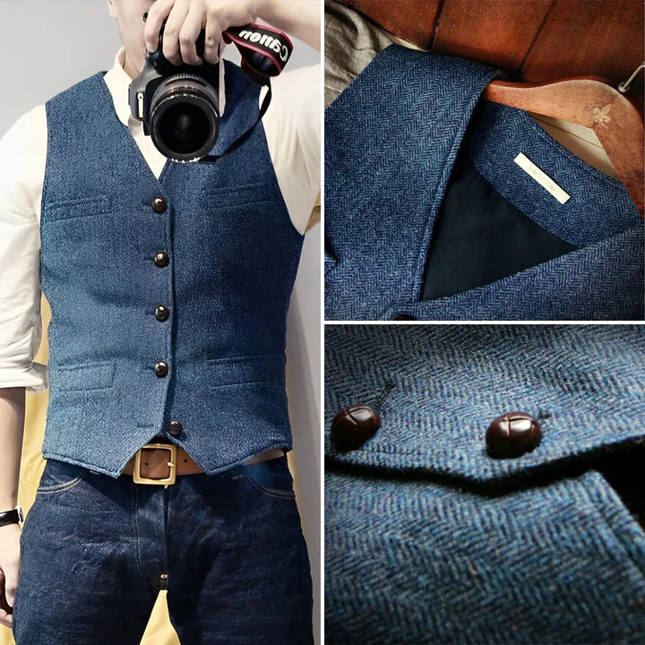 Herren Vintage Weste | Ärmellos