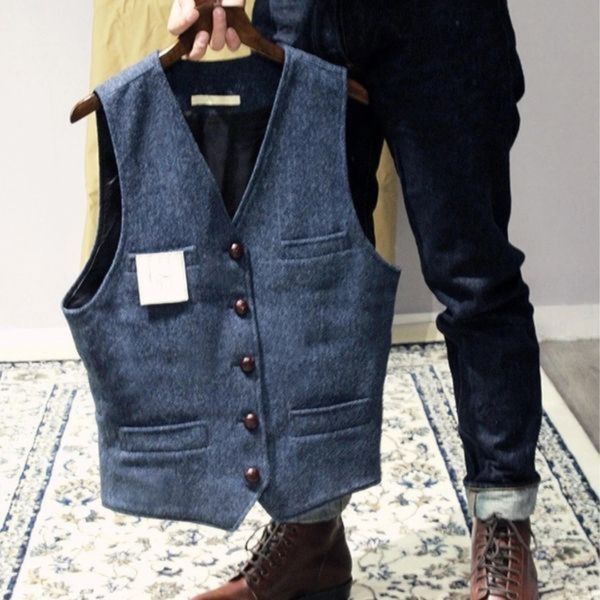 Herren Vintage Weste | Ärmellos