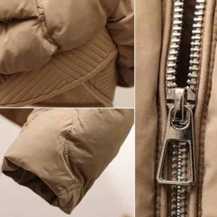 Gesteppte Jacke Mit Muster Für Damen | Mit Kapuze