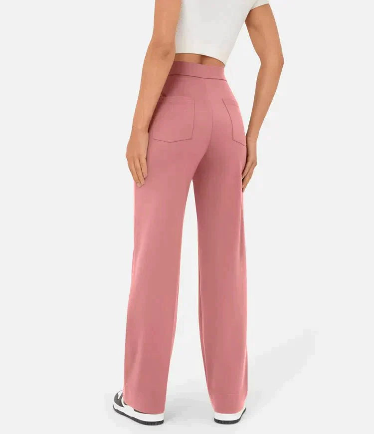 Damen Stretchhose | Hoch Tailliert