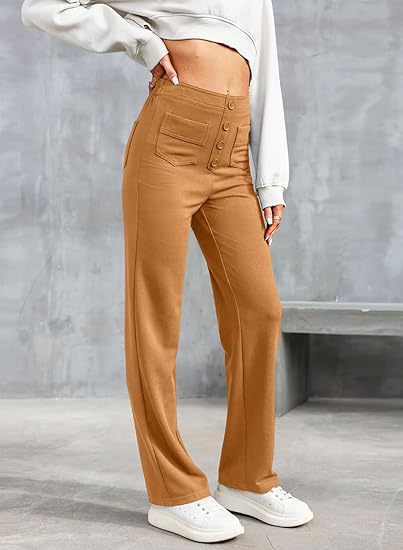 Damen Stretchhose | Hoch Tailliert