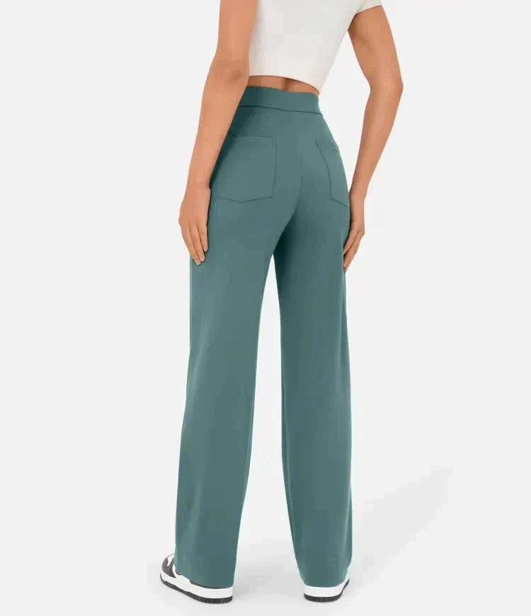Damen Stretchhose | Hoch Tailliert