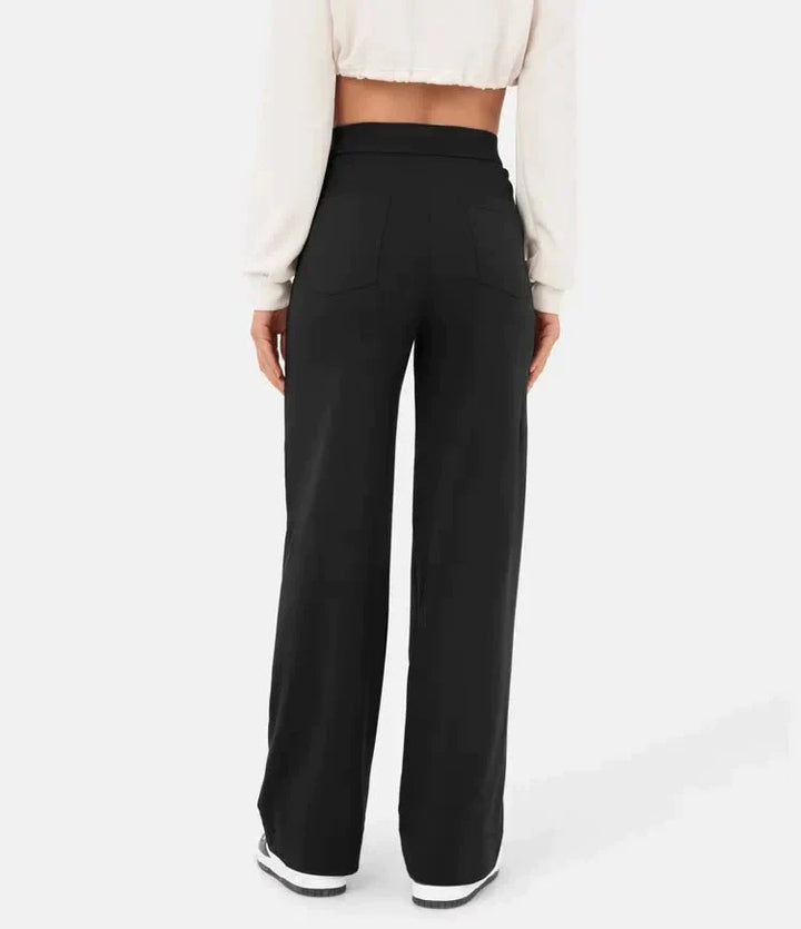 Damen Stretchhose | Hoch Tailliert