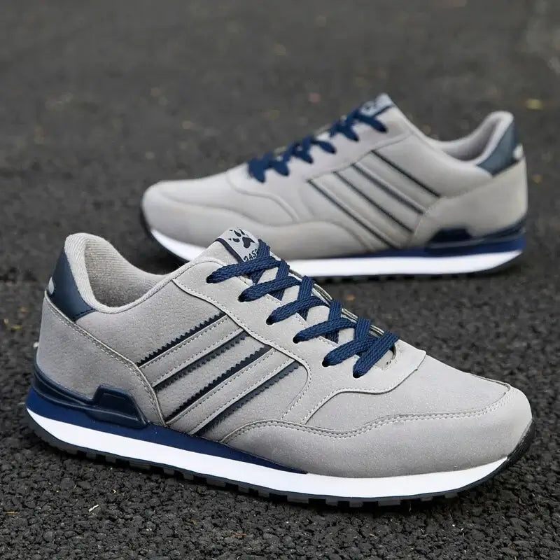 Herren Alle Jahreszeiten Schnürsneaker mit Streifendesign