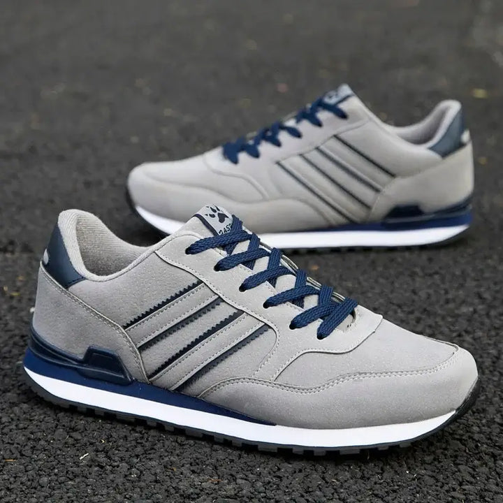 Herren Alle Jahreszeiten Schnürsneaker mit Streifendesign